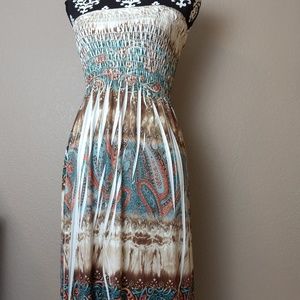 ❣ 4 for $25 ❣ VOLL Strapless Maxi Summer Dress